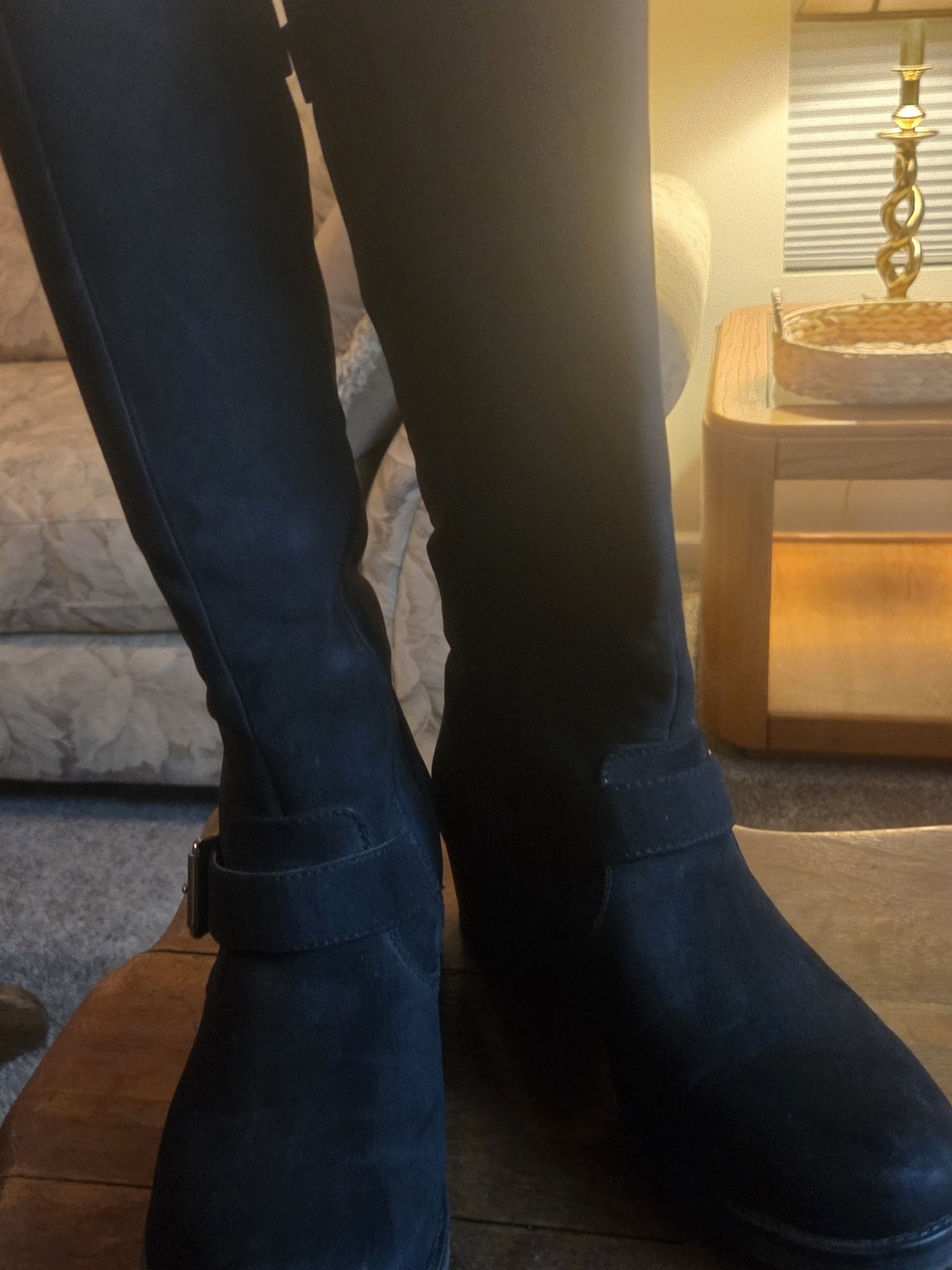 Classic Black Women's Knee-High Boots